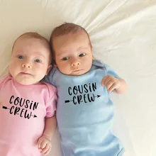 Комплект одежды для маленьких мальчиков и девочек; боди для близнецов; цельнокроеная Одежда для новорожденных; Летний комбинезон для сна
