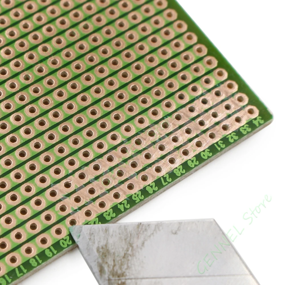 

100pcs 70mm x 90mm Copper Strip Prototype Stripboard PCB Printed Circuit Board For Welding Soldering DIY Making