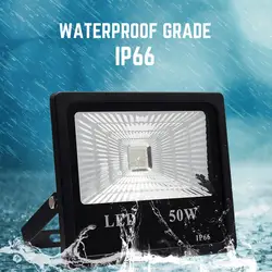 IP66 красный, зеленый, синий прожектор светодиодный 10 W 20 W 30 W 50 W RGB развития Рыбалка универсальный свет Управление Открытый Spotlight для кемпинга