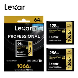 Горячая Lexar CF карта высокого качества 1066x64 ГБ 32 ГБ класс 10 16 Гб 128 Гб Compactflash карта памяти популярная для Full HD/3D и 4 к видео