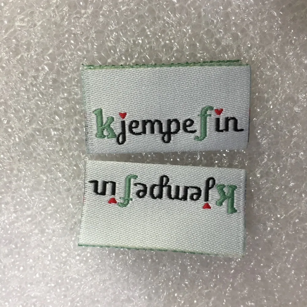 Аксессуары для одежды фирменный логотип дамасская тканая этикетка | Дом и сад