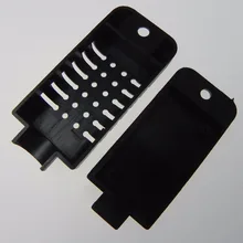 60*30*17 мм 2,36*1,18*0,67 дюйма пластиковый корпус датчик температуры и влажности корпус пластиковый проект черные коробки/корпус