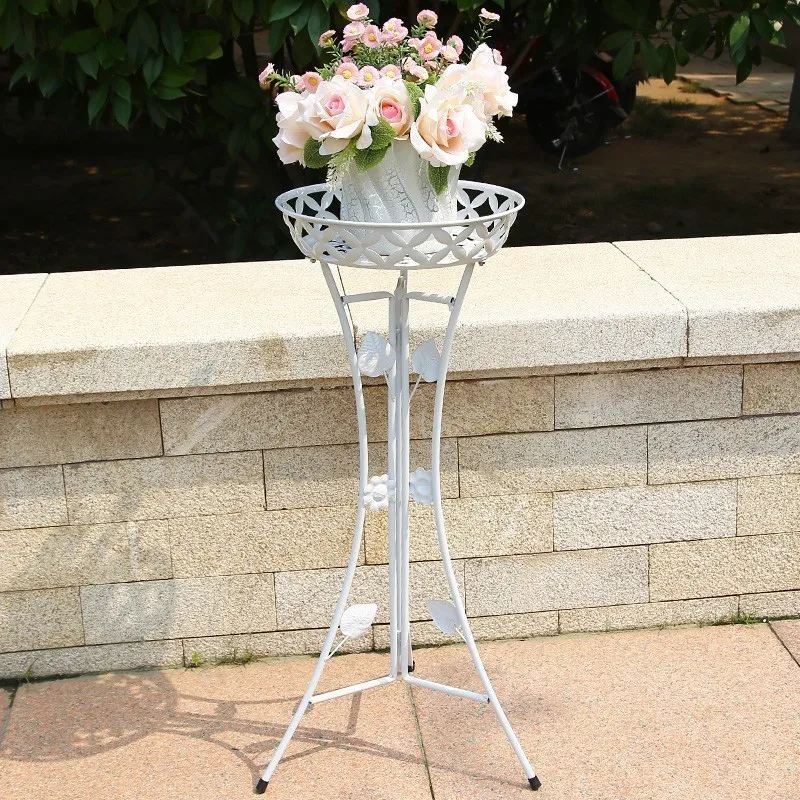 Rek Balcone Shelves Decorative Decorer Outdoor Support Plante Decoration Exterieur Metal Balcon Stand Balcony Flower Plant Shelf