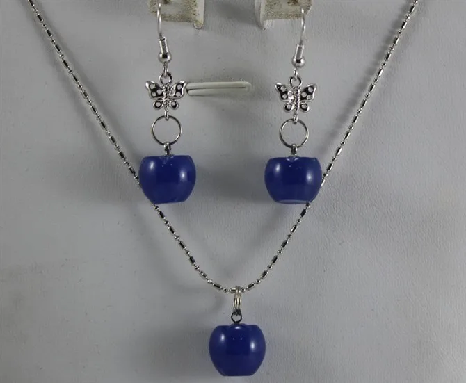 

Hot selling>>>>Fashion Apple Necklace Set -Bride jewelry free shipping