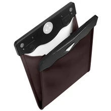 Автомобильный мусорный бак, кожаный, прочный, складной, водонепроницаемый, складной, на спинку сиденья автомобиля, подвесной ящик для хранения большой емкости, светодиодный, индукционный светильник