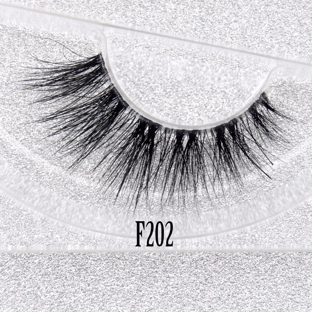 

Mink Eyelashes Invisible Band Lashes Reusable 3D Mink False Eyelash Full Strip Transparent Band Lashes Cilios Posticos Round Box