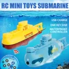 MiNi Remote Submarine Toy Boat Model Depth 360° Rotation 6CH 40mhz / 27mhz RC Boat Submarine Toys For Children Gift 6