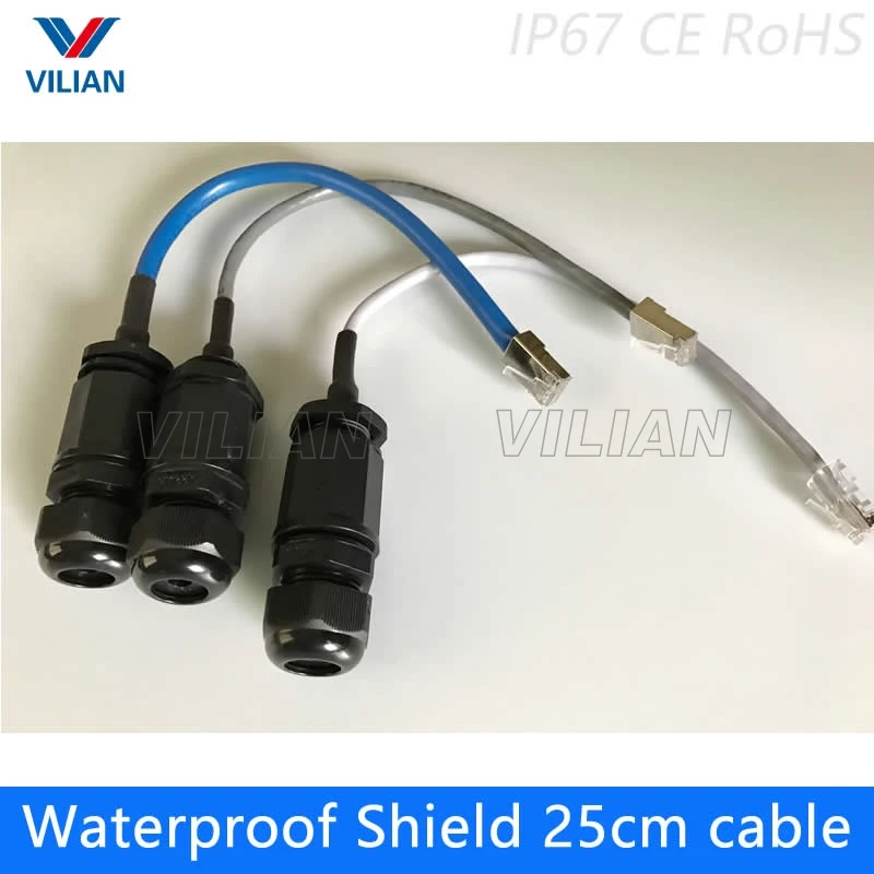 1 шт. водонепроницаемый разъем RJ45 M16 интерфейс Ethernet M20 сетевой адаптер LAN M22 CAT5E CAT6 M25
