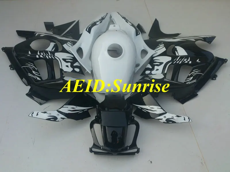 Набор обтекателей для HONDA CBR600F3 97 98 CBR600 F3 CBR 600F3 1997 1998 600 Beauty белый черный набор +