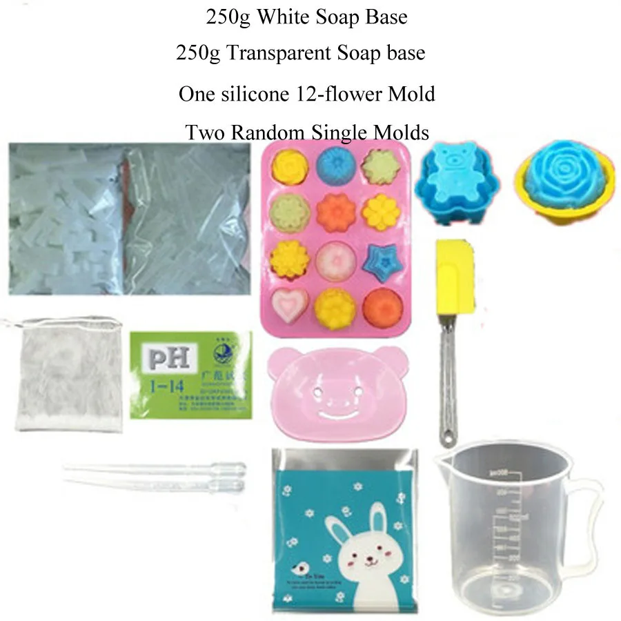 Buy DIY 500g Soap Base Hand Soap Making Mold More Tools Sets DIY Handmade Soap