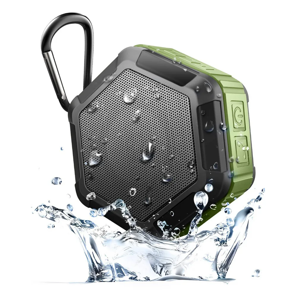 

IP65 Waterproof Bluetooth Speakers Outdoor Portable Wireless Sound Bar Stereo MP3 Music Player Loudspeaker with Microphone