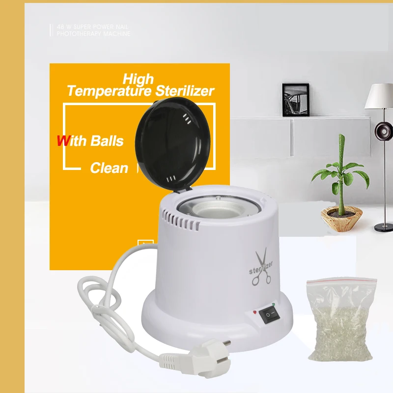 

High Temperature Sterilizer &Disinfection Box Professional for Nipper Tweezers Tools Clean Sterilizers Pot Nail Art Tool