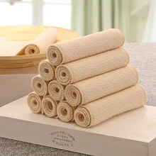 10Pcs Lot Natural Organic Cotton Baby Modern Cloth Diapers inserts baby Nappy Liners inserts reusable diaper
