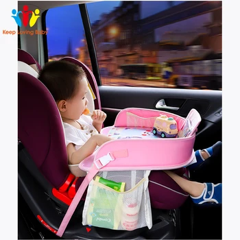 

Waterproof Table Car Seat Tray Storage Kids Toys Infant Holder Children Dining Drink Table In-car Accessories Baby Fence