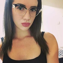 RFOLVE роскошные женские летние очки с полурамкой и стразами, новые модные черные леопардовые розовые очки RX55