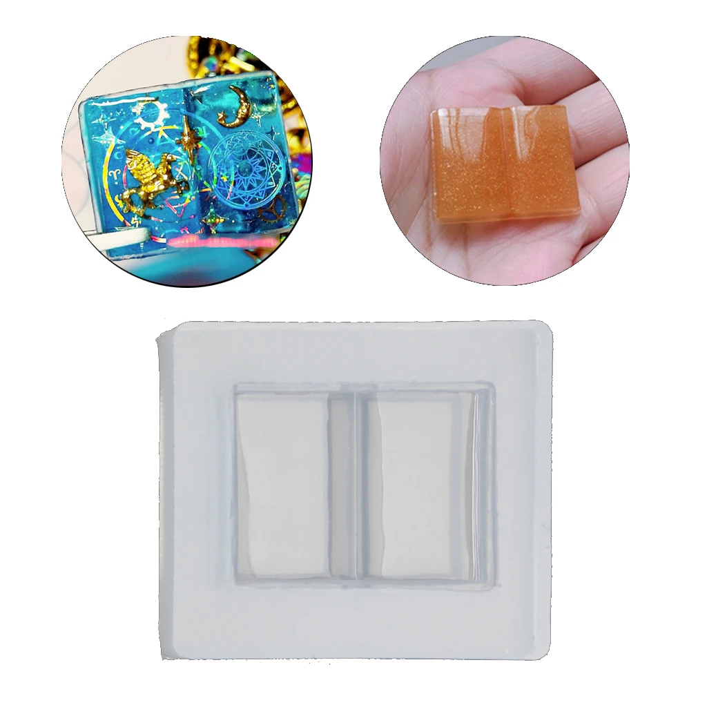 

Magic Open Book Resin Casting Silicone Molds DIY Keychain Earrings Jewelry Tools