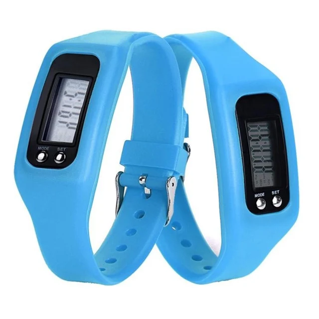 1PCS Lover Silicone Bracelet Watchs Candy Color Digital LCD Pedometer Run Step W 1PCS Lover Silicone Bracelet Watchs Candy Color Digital LCD Pedometer Run Step W