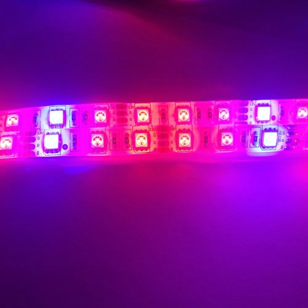

5m/lot LED Grow Lights DC12V Growing LED Strip Tape 5050 Plant Growth Fite Light Lamp for Greenhouse Hydroponic Plant Vegetables