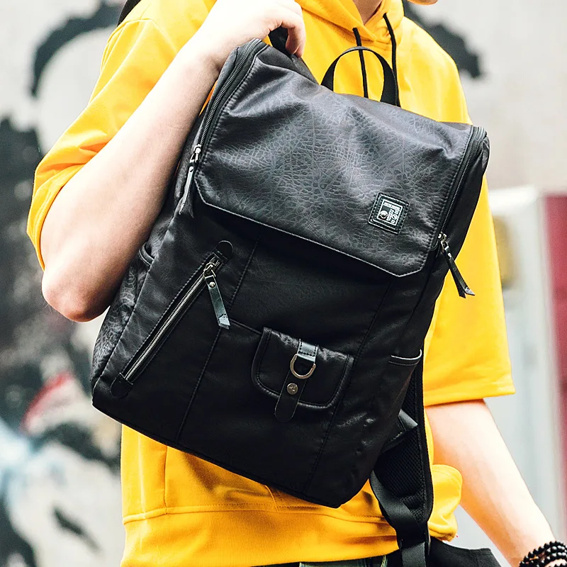 

The new casual men Oxford cloth wear shoulder bag The vertical models square wear, lightening, waterproof large capacity backpac