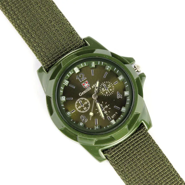 Модные Gemius Army Racing Force военные спортивные мужские часы с тканевым ремешком новые роскошные высококачественные часы Ретро дизайн# YY