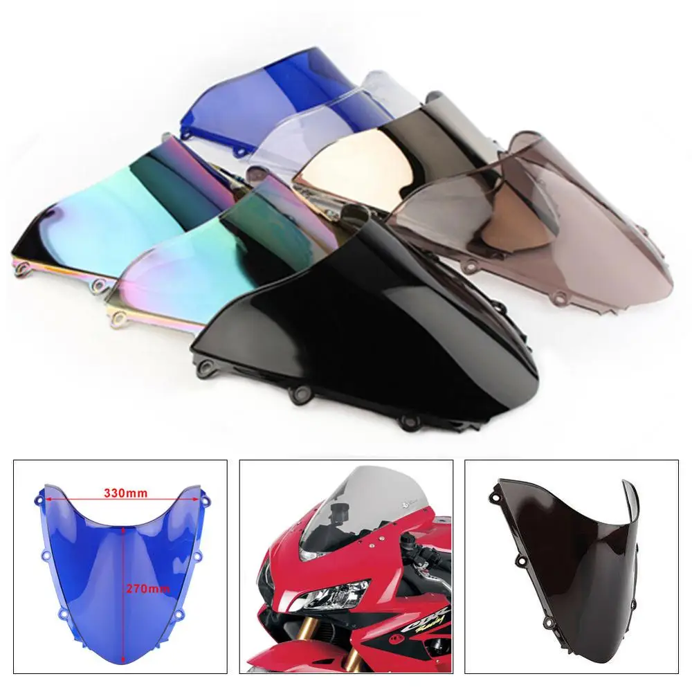 Motorcycle Windshield Windscreen Double Bubble For Honda CBR1000RR CBR 1000RR 2004 2005 2006 2007 | Автомобили и мотоциклы