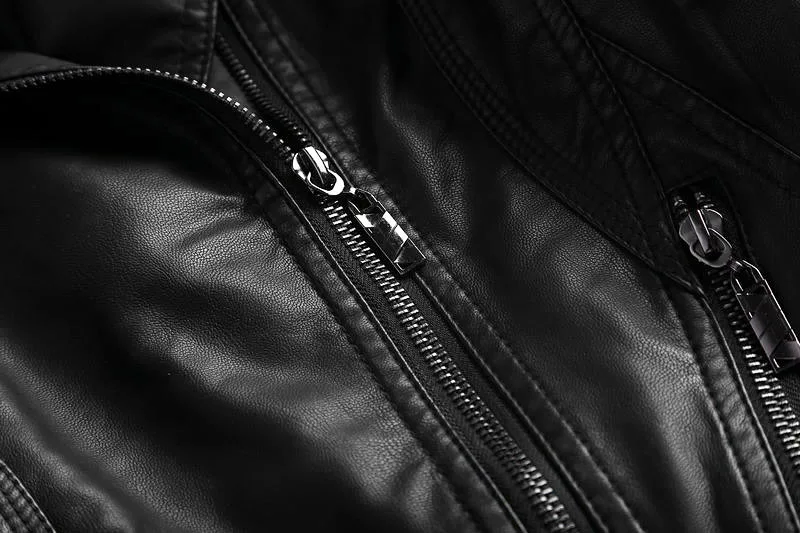 Новое поступление Для женщин весна-осень куртка из искусственной кожи дамские модные матовые мотоциклетные пальто Байкер черный, белый цвет Верхняя одежда LX2591