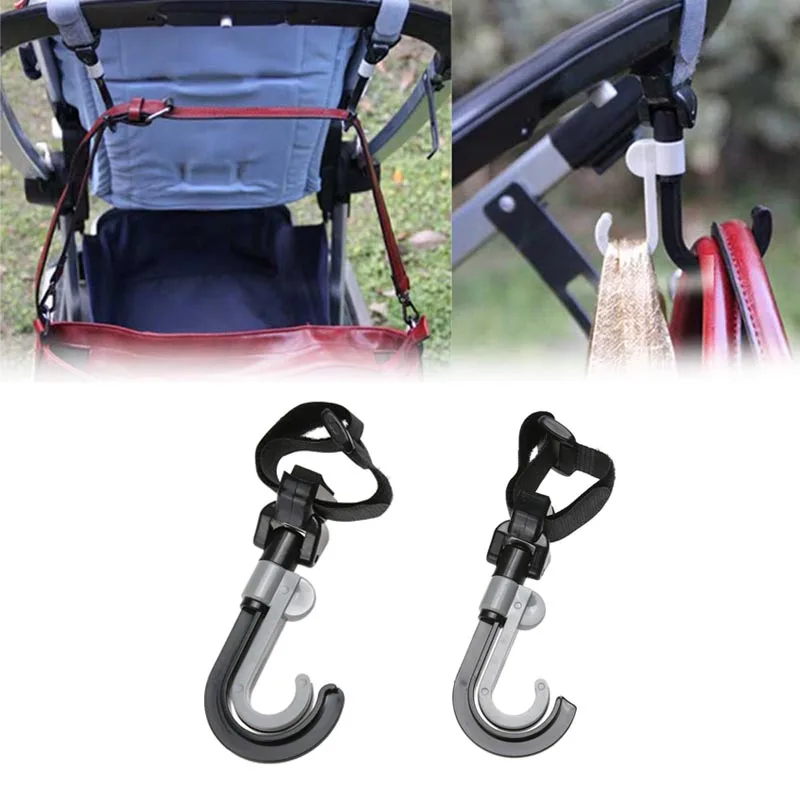 Uppababy Stroller Accessories 7-Piece Stroller Hook Set - 360° Rotating Hangers For Diaper Bags & Shopping Stroller Hooks For Bags