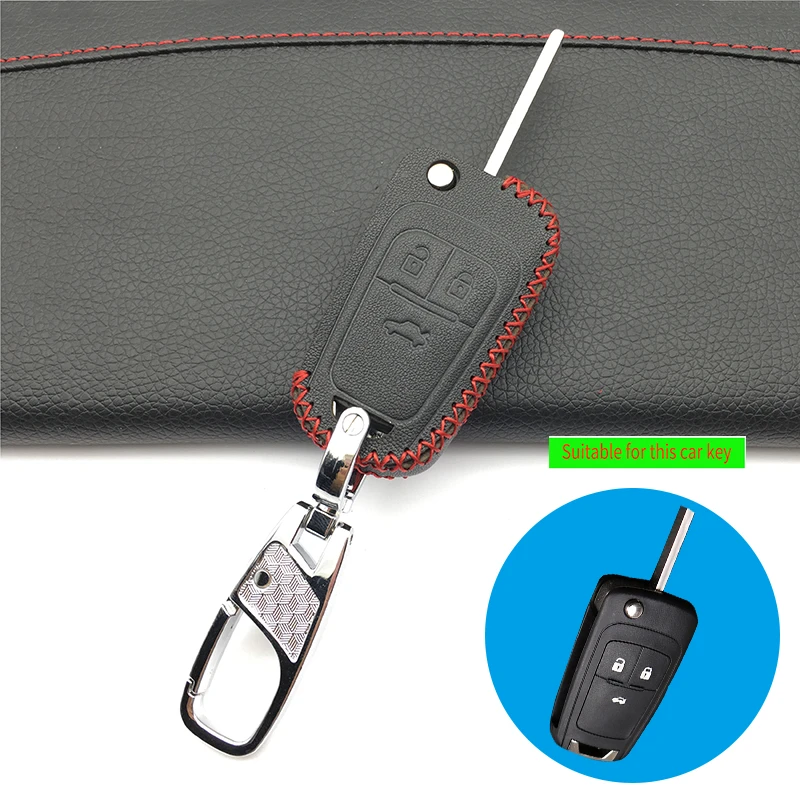 Модный стильный кожаный чехол для ключей Chevrolet Cruze fit Buick Opel Vauxhall Astra Corsa Antara Meriva