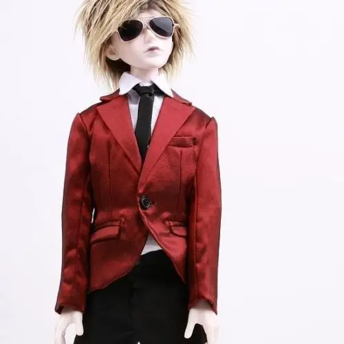 

[wamami] 507# Red Suit/Outfit 4pcs 1/4 MSD DOD BJD Boy Dollfie