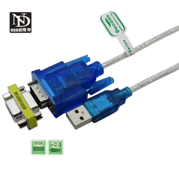 

USB to RS-232 DB9 9-pin Serial Cable with Female Adapter Supports 2M Windows 8 No CD