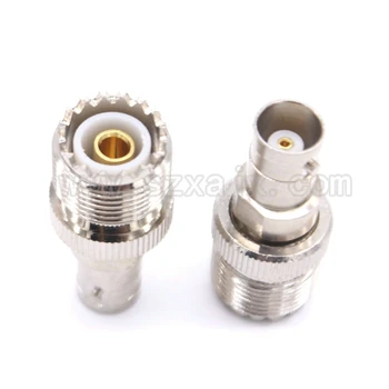 

5PCS RF coaxial connector UHF female to BNC female Jack adapter Free shipping