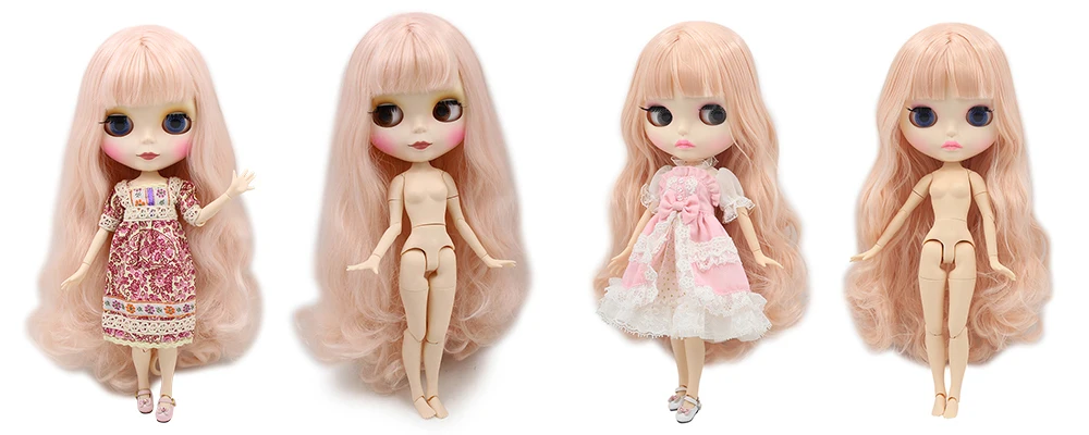 Ледяная фабрика Blyth кукла шарнир тело DIY обнаженные игрушки BJD модные куклы девушка подарок Специальное предложение на продажу с лицом оболочки ручной набор A& B