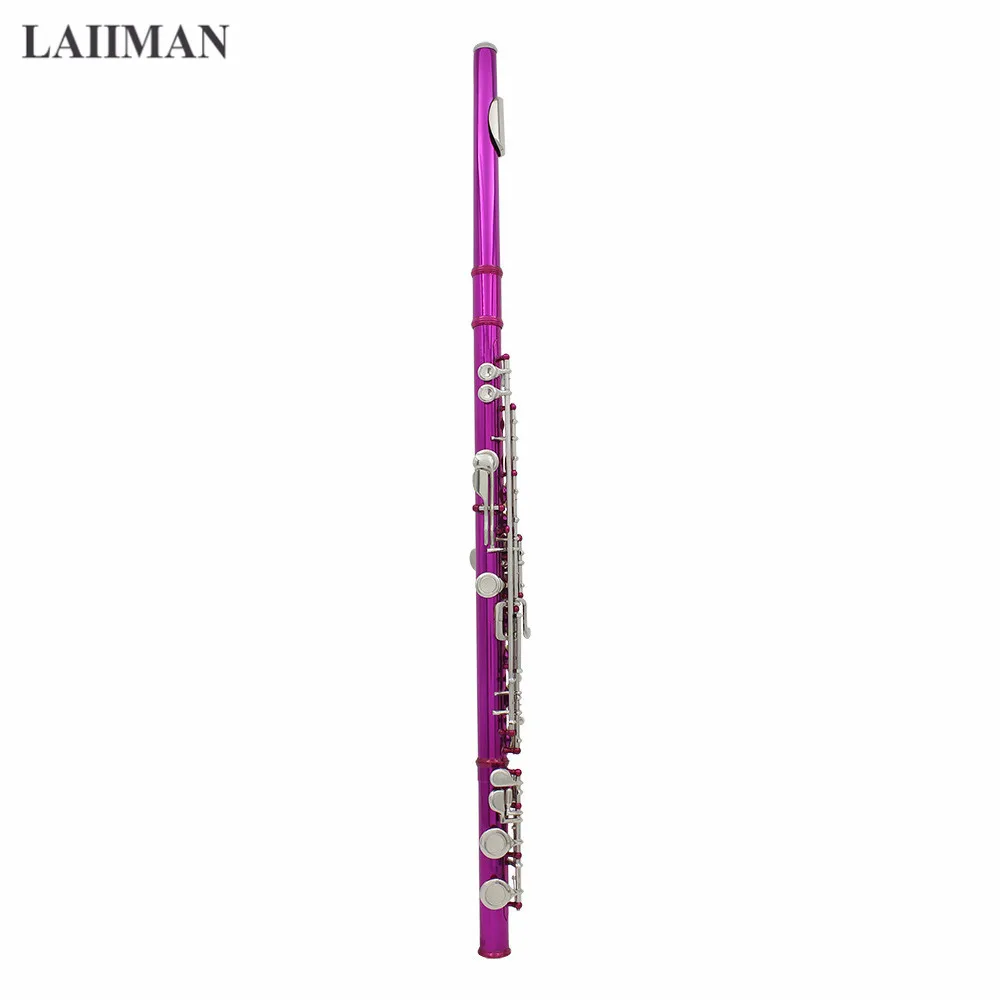 

16 hole with E key Standard Flute C Tune White copper flauta transversal instrumentos professional