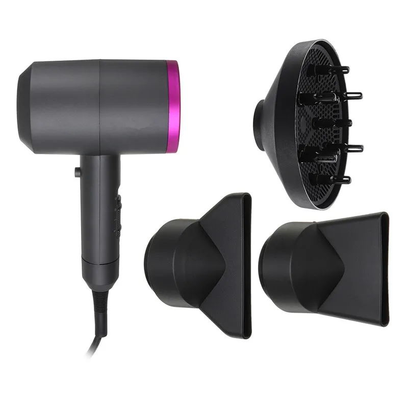 3 em 1 secador de cabelo escovas