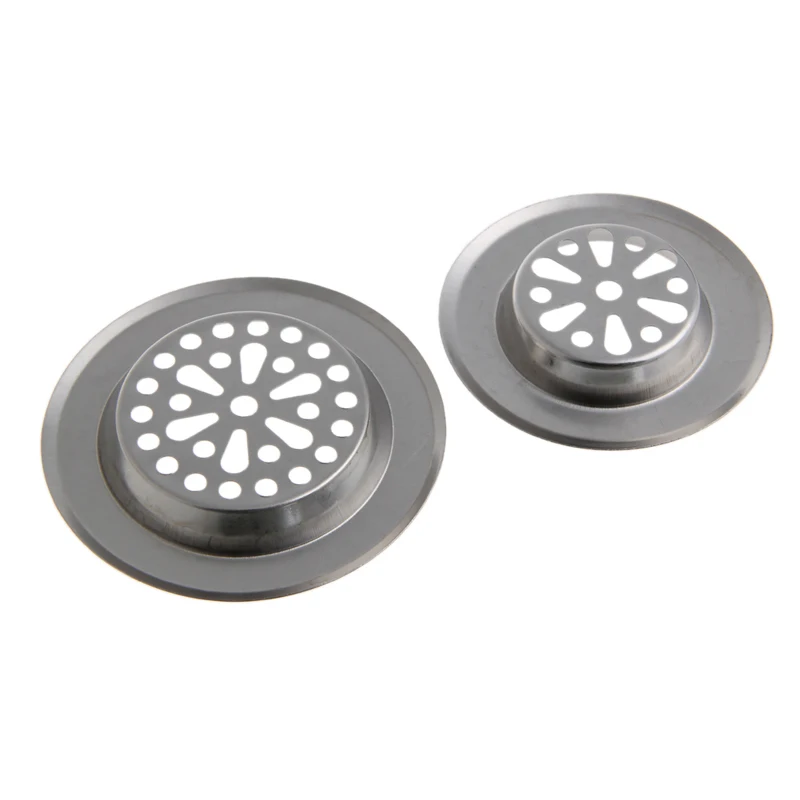 

Stainless Steel Mesh Sink Strainer Kitchen Bath Hair Catcher Trap Drain Filter Without Faucet