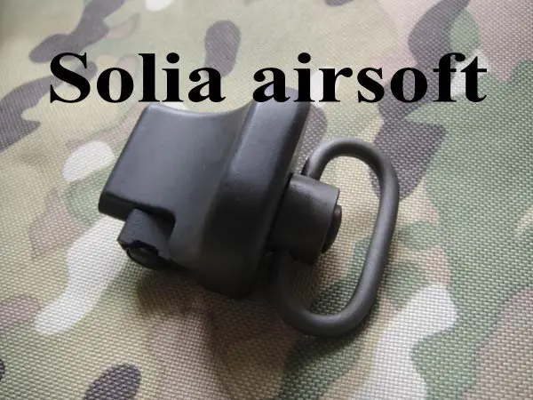 

Hunting Tactical Hand Stop Picatinny Rail Sling Mount QD Sling Mount Black