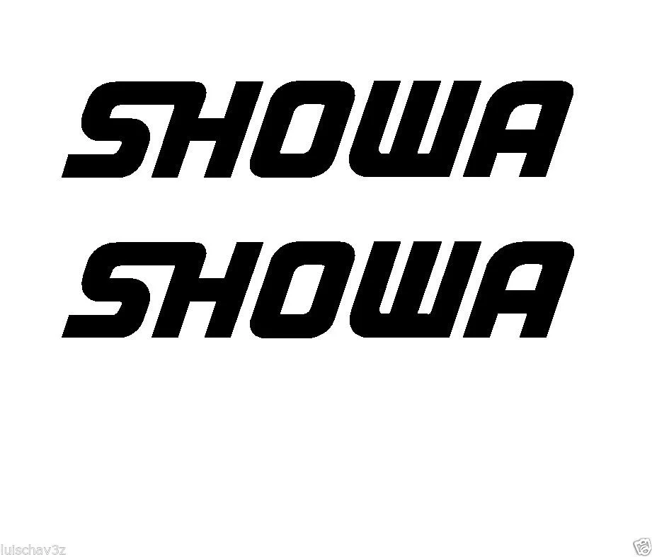 

For 2Pcs (2)Showa Car Racing Decal Sticker Car Styling