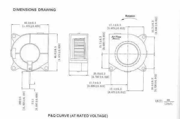 1 шт. Gdstime шарикоподшипник 40 мм x 40 мм x 20 мм 4020 24 В DC Бесщеточный вентилятор охлаждения вытяжной вентилятор длинный провод 3d принтер охладитель