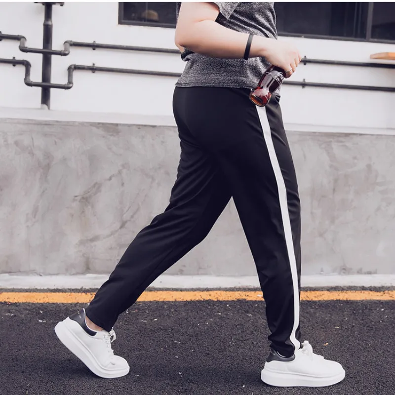 Goedkoop Broek Plus Size 5XL 4XL 3XL Vrouwelijke Broek 2018 Lente zomer Vrouwen Grote Maten Losse Pant Straat Dragen Casual Broek HR04