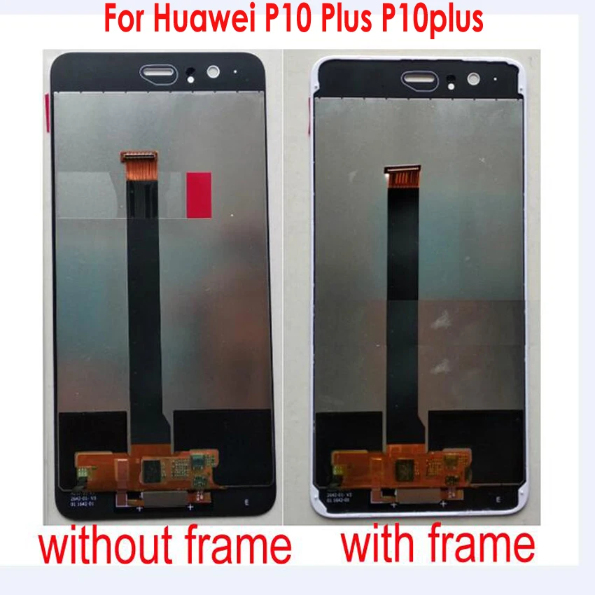 

Original LCD Display Touch Screen Digitizer Assembly Sensor With Fingerprint +Frame For Huawei P10 Plus P10plus VKY-L09 VKY-L29