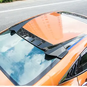 Ala Spoiler Lunotto Tetto Materiale ABS Per CIVIC X SEDAN 10TH 2016 2017 2018 Grigio//Nero,Glossy black
