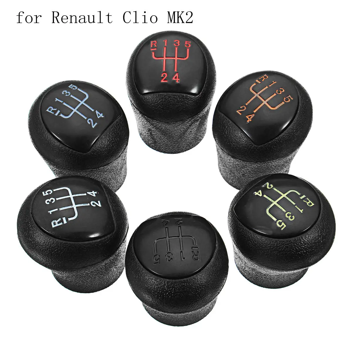

5 Speed Car Gear Shift Knob Manual Gear Handball Shift for Renault Clio MK2