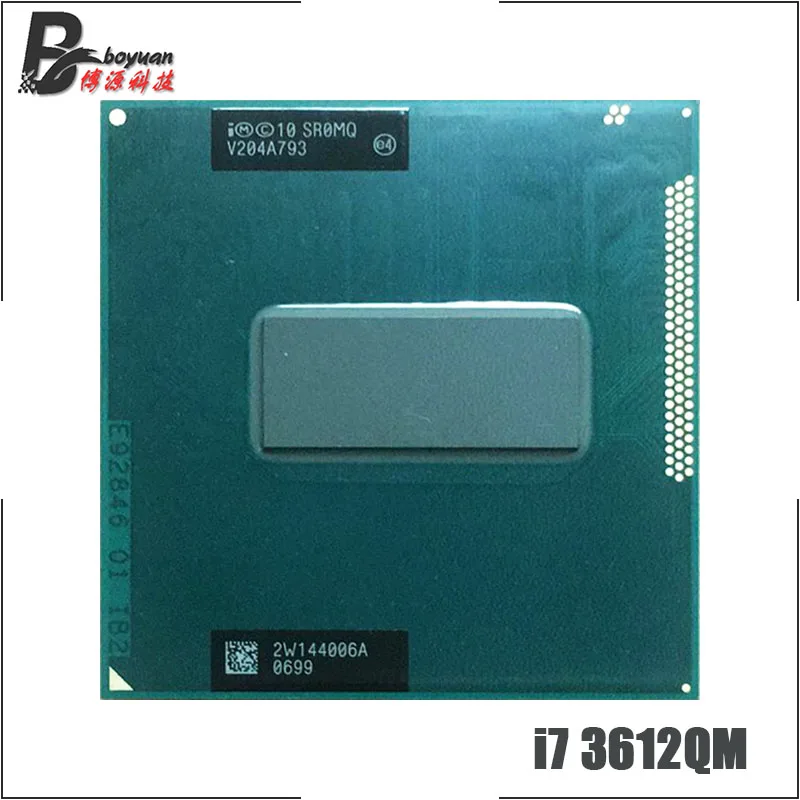 

Intel Core i7-3612QM i7 3612QM SR0MQ 2.1 GHz Quad-Core Eight-Thread CPU Processor 6M 35W Socket G2 / rPGA988B
