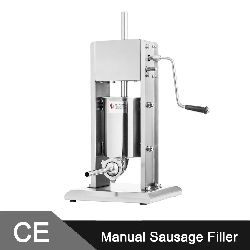 

10L NEW STAINLESS STEEL SAUSAGE FILLER VERTICAL STUFFER SALAMI MAKER