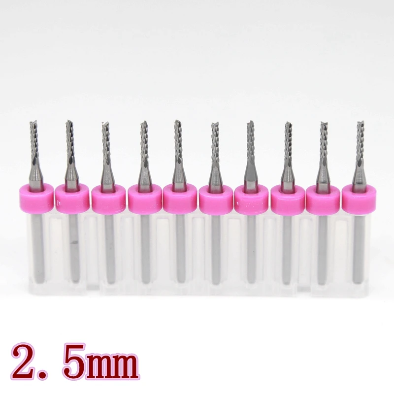 5 шт. фреза из карбида вольфрама 2 мм|pcb milling cutter|cnc router bitsmilling cutter |