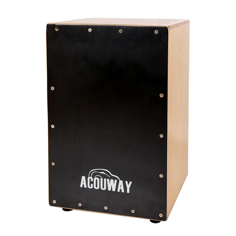 ACOUWAY cajon барабанная коробка ручной барабан из березовой фанеры с регулируемым эффектом струн резиновые ножки для взрослых Размер 30X31X48(см