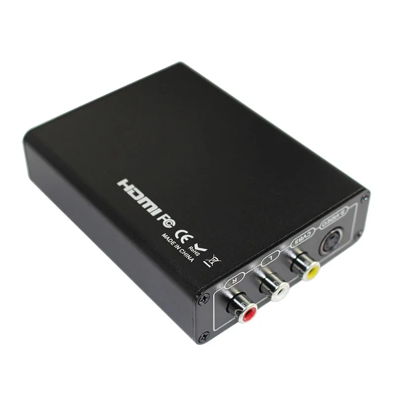 Лучшее решение VS8812 HDMI К AV/Svideo видео конвертер 2 RCA/SVIDEO + S коммутатор адаптер 1080P HD