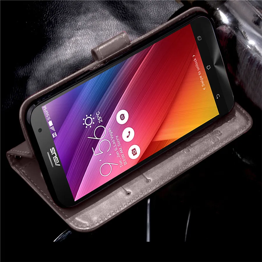 Чехол для asus ZenFone 2 Laser ZE500KL ZE550KL откидной Магнитный бумажник кожаный чехол Asus