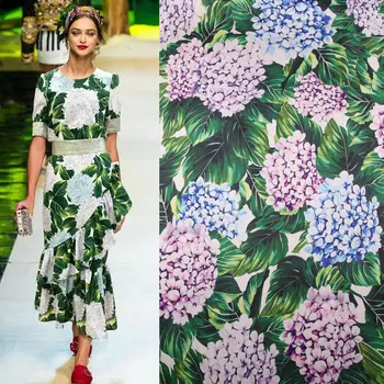 

145cm printed fabric drape fashion dress scarf patchwork fabric polyester material diyparent-child fabric wholesale cloth