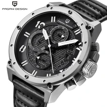 Pagani Design Mens Watches Luxury Brand Fashion Waterproof Sports Army Military Wrist Watch Men Quartz-Watch relogio masculino